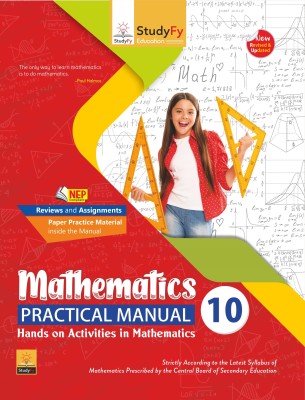 StudyFy CBSE Class 10th Mathematics Practical Lab Manual for 2024 Exam(Hardcover, StudyFy Editorial Board)