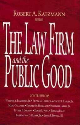 The Law Firm and the Public Good(English, Paperback, unknown)