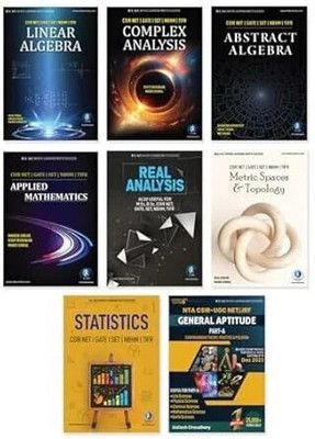 CSIR NET Mathematical Science  - 2025 [Set of 8 Books] | Complete Mathematics Combo Study Materials with Theory & Practice Notes | Best Seller Concept Books for NTA CSIR UGC NET/JRF, GATE, SET & TIFR Mathematics Examinations in India | Reference Guide for BSc and MSc | IFAS Publications(Paperback, I