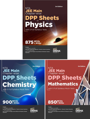 Combo (3) Nta Jee Main Chapter-Wise Dpp Sheets for Physics, Chemistry & Mathematics with 5 Full Syllabus Tests Multiple Choice Questions Numeric Value Questions Daily Practice Problems Kota Style(English, Paperback, unknown)