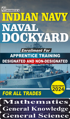 Indian Navy Naval Dockyard Apprentice Training Exam Book 2024 (Set of 3 Books) For All Trades(Paperback, CHETAN SAKHUJA)