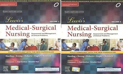 LEWIS'S MEDICAL SURGICAL NURSING [VOL - 1 & 2] ASSESSMENT AND MANAGEMENT OF CLINICAL PROBLEMS (SET OF TWO BOOKS(Book, Harding, Kwong)