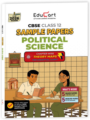 Educart CBSE Sample Paper Class 12 2025-26 – Political Science (Based on latest CBSE Sample Papers Released on 30-07-25) For 2026 Board Exam(Paperback, Educart)
