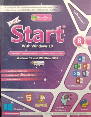 Let's Start with Windows 10 Class 8(Paperback, .)
