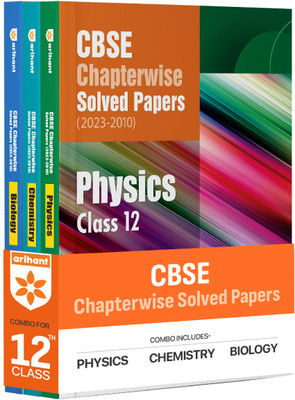 Arihant CBSE Chapterwise Solved Papers 2023-2010 Physics, Chemistry, Biology Class 12th (Set of 3 Books) Third Edition(Paperback, SK Singh, Reena Sharma, Shahana Ansari, Juhi Bhatia, MD Shadab)