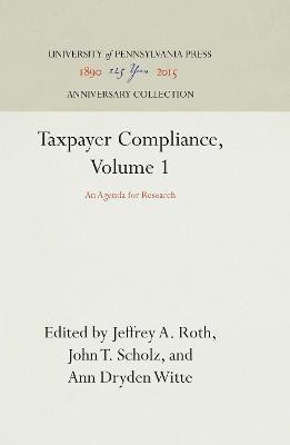 Taxpayer Compliance, Volume 1(English, Hardcover, unknown)