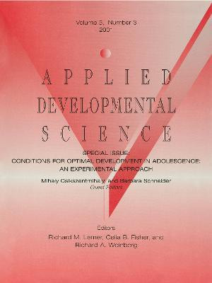 Conditions for Optimal Development in Adolescence(English, Paperback, unknown)
