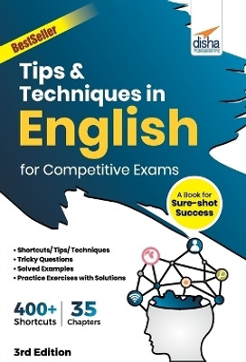 Tips & Techniques in English for Competitive Exams(English, Paperback, Experts Disha)