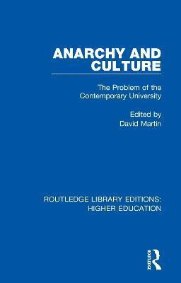 Anarchy and Culture(English, Paperback, Martin David)