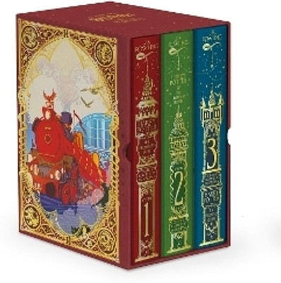 Harry Potter 1-3 Box Set: MinaLima Edition(English, Book, Rowling J.K.)