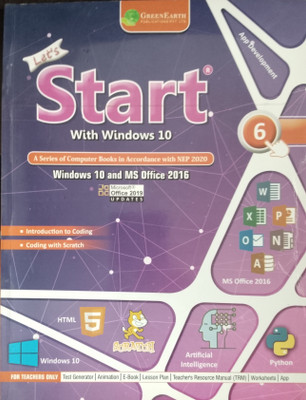 Let's Start with Windows 10 Class 6(Paperback, .)