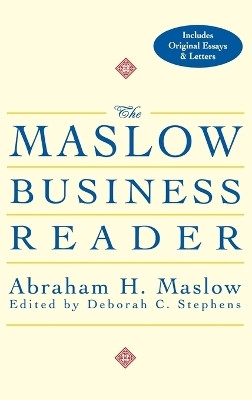 The Maslow Business Reader(English, Hardcover, Maslow Abraham H.)