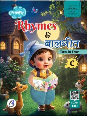 Freefly Two-In-One Rhymes & Balgeet (Hindi & English) Book C - Early Learning Book for Kids| Rhymes for Upper KG class| Hindi & English Poems for kids(Paperback, Lakshmi)