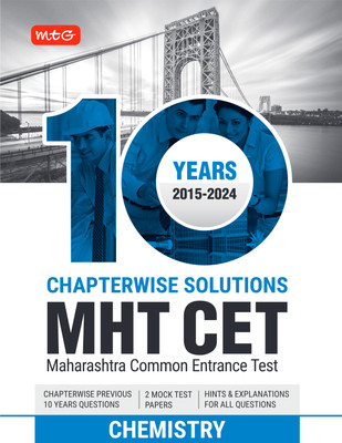 10 Years Mht Cet Chapterwise Solutions Chemistry (Edition2025)(English, Hardcover, unknown)