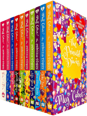 The Princess Diaries 10 Books Collection Set by Meg Cabot (Books 1 - 10)(Paperback, NA)