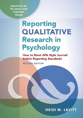 Reporting Qualitative Research in Psychology(English, Paperback, Levitt Heidi M)