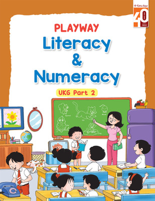 Ratna Sagar-Playway Literacy And Numeracy For Class UKG Part 2(Textbook Binding, Vinita Khanna)