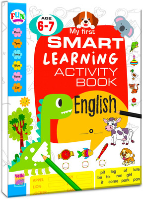 My First Smart Early Learning Brain Booster Educational English Activity Books for Kids, Children and Toddler - Ages 6-7 years(Perfect Binding, Hellofriend Books)