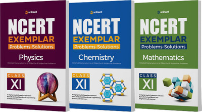 NCERT Exemplar Problems-Solutions Physics, Chemistry, Mathematics class 11th ( Combo Set of 3 Books )(Paperback, Atique Hasan, Rachna Rani, Abhishek Chauhan)