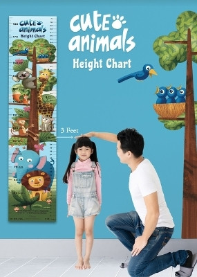 Cute Animals Height Chart(English, Hardcover, unknown)