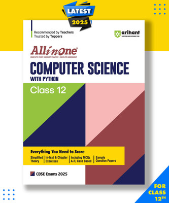 (Old Edition) Arihant (Old Edition) All In One Computer Science With Python Class 12 Based On Latest NCERT For CBSE Exams 2025 | Mind map in each chapter | Clear & Concise Theory | Intext & Chapter Exercises | Sample Question Papers 2025 Edition(Paperback, Neetu Gaikwad)