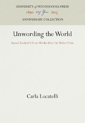 Unwording the World(English, Electronic book text, Locatelli Carla)
