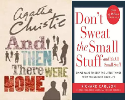And Then There Were None & Don't Sweat the Small Stuff(Paperback, Agatha Christie, Richard Carlson)