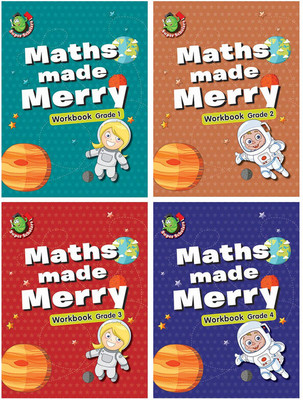 MATHS MADE MERRY WORKBOOK (SET OF 4 BOOKS)(Paperback, Om Books Editorial Team)