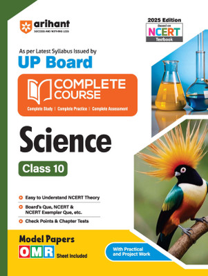 Arihant UP Board Complete Course 2025 edition for Science Class 10 | Complete Study, Complete Practice, Complete Assessment(Paperback, Keshav Mohan, Preeti Gupta, Sanjay Sharma)