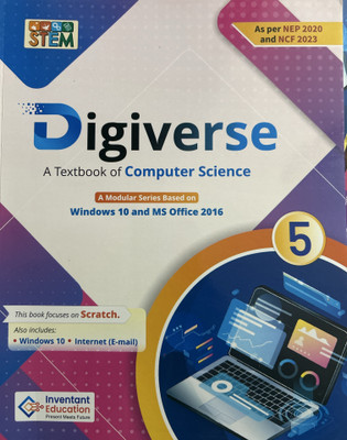 Digiverse a textbook of computer science class 5(Paperback, Inventant education)
