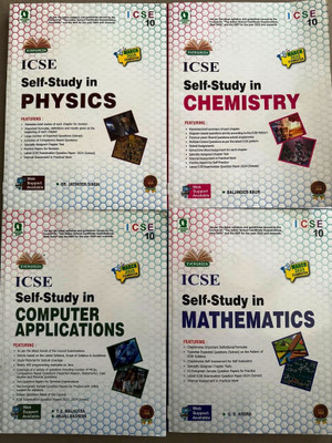 Evergreen ICSE Self-Study In PHYSICS, CHEMISTRY, MATHEMATICS, COMPUTER APPLICATION Class 10 2025 Examination(Paperback, G.S.ARORA)
