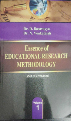 Essence of Educational Research Methodology (Set of 2 Vols)(Paperback, Dr.D.Basavayya)