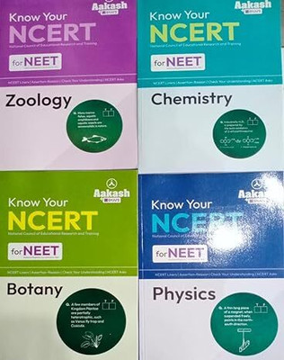 Aakash Byjus Know Your NCERT For NEET Latest 2022-23 Edition (Set Of 4 Books) (Paperback, Aakash Study Materials, Byjus)(Paperback, PANEL OF AUTHORS)