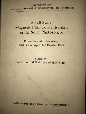 Small Scale Magnetic Flux Concentrations in the Solar Photosphere(English, Paperback, unknown)