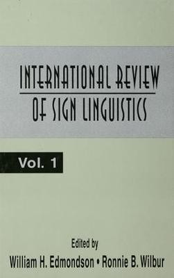 International Review of Sign Linguistics(English, Paperback, unknown)