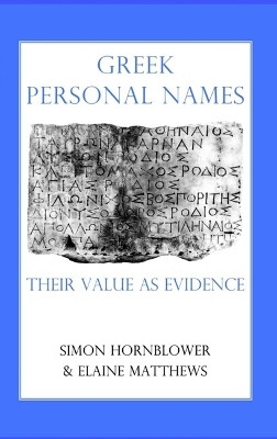Greek Personal Names(English, Hardcover, Matthews Elaine)