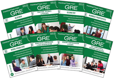 Manhattan prep gre strategy guides 8 Books(Second Hand book but Condition is very good)(Paperback, Manhattan Prep)