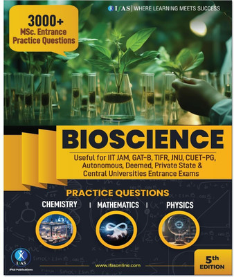 IIT JAM Biotechnology  - 3000+ Topic Wise Practice Questions | Best Seller Biotechnology Practice Question Bank for Physics, Chemistry & Mathematics MSc Entrance Exams | IFAS Publications(Paperback, kailash Choudhary)