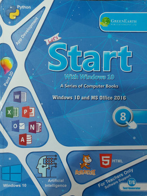 Start with Windows 10 Class 8 by Green Earth (Used)(Paperback, Green Earth)