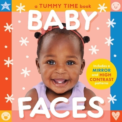 Baby Faces (A Tummy Time, High Contrast, Accordian Board Book with Mirror for infants)(English, Board book, Little Bee Books)