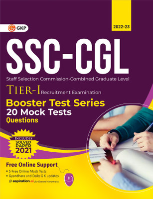 SSC 2023 : CGL Tier I - Booster Test Series - 20 Mock Tests (Questions, Answers & Explanations)(Paperback, G.K. Publications (P) Ltd.)