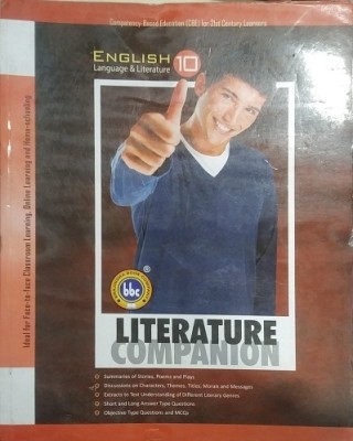 BBC literature Companion English Class 10(Brajindra Book Company, Anil Kumar)