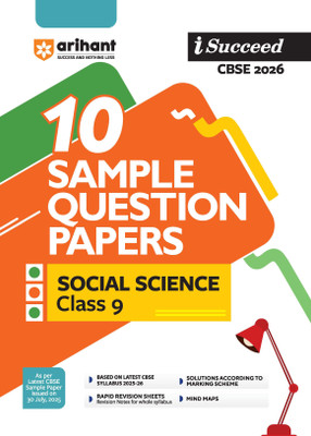 Arihant I Succeed CBSE Class 9 Sample Question Papers Social Science 2026 | 10 Sample Papers | Based on CBSE Syllabus 2026 | Rapid Revision Sheets, Mind Maps for All Chapters, Solutions as per Marking Scheme | English Medium(Paperback, Vagisha Mehta, Ritu Verma)