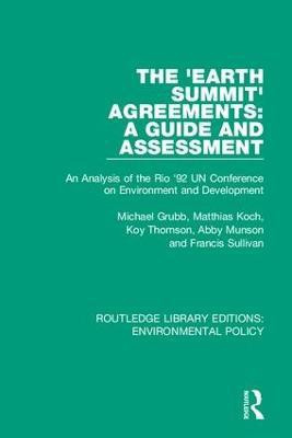 The 'Earth Summit' Agreements: A Guide and Assessment(English, Hardcover, Grubb Michael)