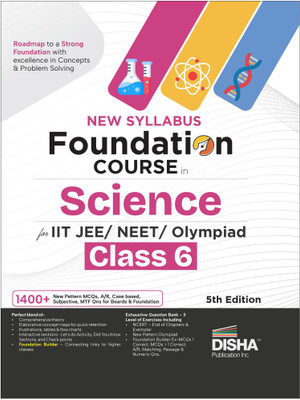 Disha New Syllabus Foundation Course in Mathematics Class 7 for JEE/ Olympiad Exams 5th Edition | New NCERT Concepts | Advance Problem Solving Skills for Class 7(Paperback, Disha Experts)