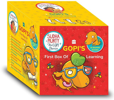 Gopi's First Box Of Learning, Gopi's First Book Of ABC, Gopi's First Book Of Fruits And Vegetables, Gopi's First Book Of 123, Gopi's First Book Of Transport, Gopi's First Book Of Colours, Gopi's First Book Of Farm Animals And Pets, Gopi's First Book Of Shapes, Gopi's First Book Of Wild Animals, Gopi