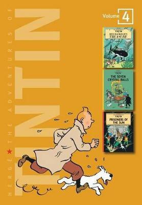 Adventures of Tintin 3 Complete Adventures in 1 Volume: WITH The Seven Crystal Balls AND Prisoners of the Sun(English, Hardcover, Herge)