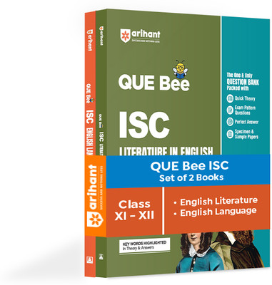 Arihant Que Bee Isc Literature in English (Paper 2) and English Language (Paper 1) Class 11 & 12 Question Bank with Quick Theory, Exam Pattern Questions, 10 Years' Pyqs, Perfect Answers, Specimen and Sample Papers Highlighted Keywords(English, Paperback, Raphael Gregory R.)