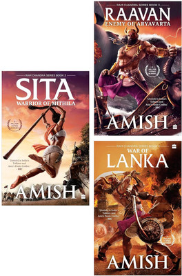 War of Lanka (Ram Chandra Series Book 4) & Raavan: Enemy of Aryavarta (Ram Chandra Series Book 3) & Sita: (Warrior of Mithila) (3 Book Combo)(Paperback, Amish Tripathi)