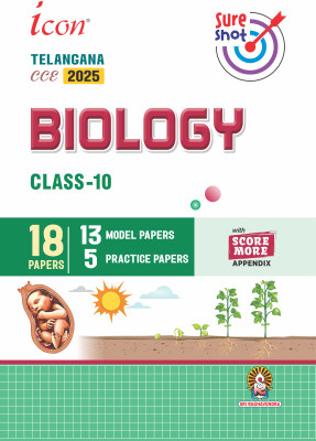 10th Class E.M. Icon Mathematics Single Paper System Model Papers 2025 T.S.(SR Publications, SR Publications)